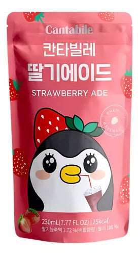 Cantabile Strawberry Flavoured Ade Lemoniada 230ml