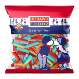Holland Foodz - Regenboogstokjes 500 Gram