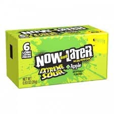Now & Later – Extrem saurer Apfel, 26 Gramm