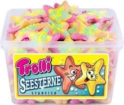 Trolli - Zeesterren 75 Pièces 975 Gram