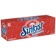 Sunkist - Limonade aux Fraises 355ml