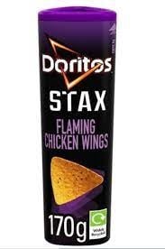 Doritos - Stax Flaming Chicken Wings 170 Gram