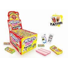JohnyBee - Monster Gum Tattoo 200 Stück