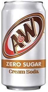 A&W - Cream Soda Zero Sugar 355ml