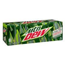 Mountain Dew - Regular 355ml 12 Blikjes
