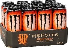 Monster -Rehab Peach 500ml 12 Blikjes