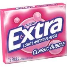 Wrigley's - Extra Classic Bubble 15 Sticks