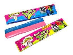 Warheads Sour! Taffy 2-in-1 Chewy Bar 42 Gram 1x