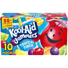 Kool-Aid -Jammers Tropical Punch Geschmacksgetränk 10er-Packung
