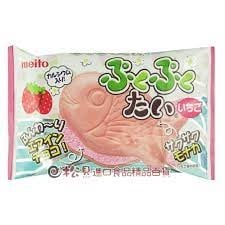 Meito - Pukupukutai Strawberry Tea Wafel 16,5 Gram