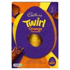 Cadbury - Twirl Orange Großes Ei 198 Gramm