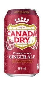 Canada Dry Pomegranate Ginger Ale 355ml