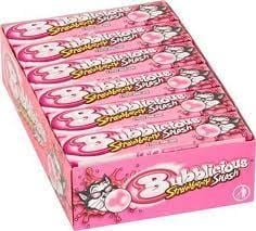 Bubblicious Bubble Gum Strawberry 18 Stuks