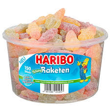 Haribo - Silo Saure Raketen 150 Stück 1200 Gram