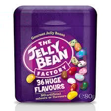 The Jelly Bean Factory - 36 Huge Flavours 80 Gram