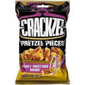Crackzel - Honey & Mustard & Onion Pretzels 85 Gram 24 Stück