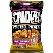 Crackzel - Honey & Mustard & Onion Pretzels 85 Gram 24 Stück