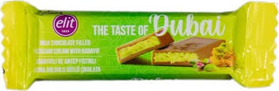 The Taste Of Dubai - Milk Chocolate Filled Pistachio Cream With Kadayif 30 Gram