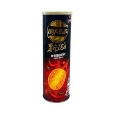 Lays Stax - Chili Pepper Spicy Crayfish (China) 104 Gram
