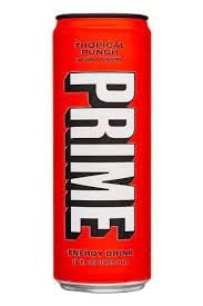 Prime - Boisson énergisante Tropical Punch 330ml (version UE)
