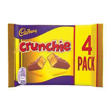 Cadbury crunchie, chocolade met honing.