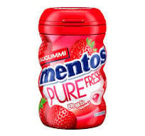 Mentos - Gum Pure Fresh Erdbeere Curvy 70 Gram
