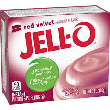 Jell-O - Instant-Pudding Red Velvet 96 Gramm