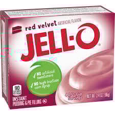 Jell-O - Instant Pudding Red Velvet 96 Gram