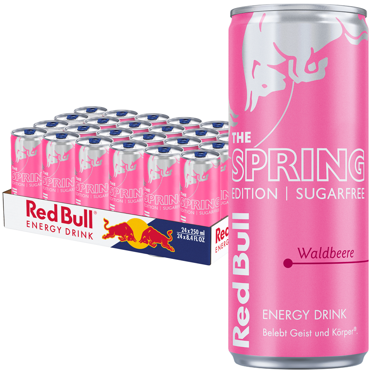 Red Bull - The Spring Edition Waldbeere 250ml 24 Blikjes