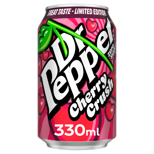 Dr Pepper -  Cherry Crush Zero Sugar 330ml