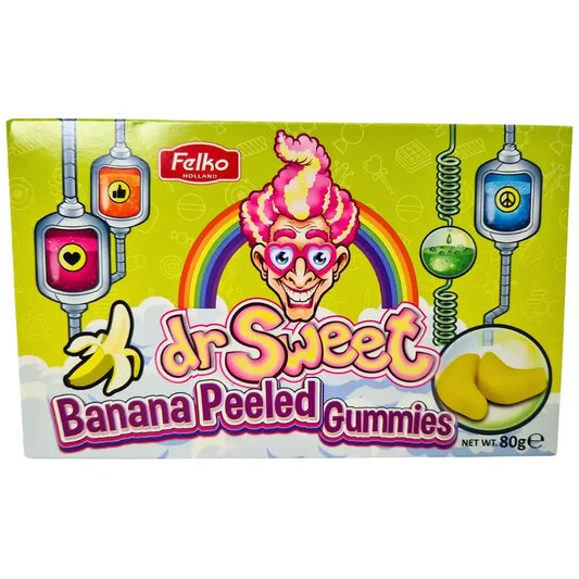 Dr. Sweet - Peeled Banana Gummies 80 Gram  (Halal)