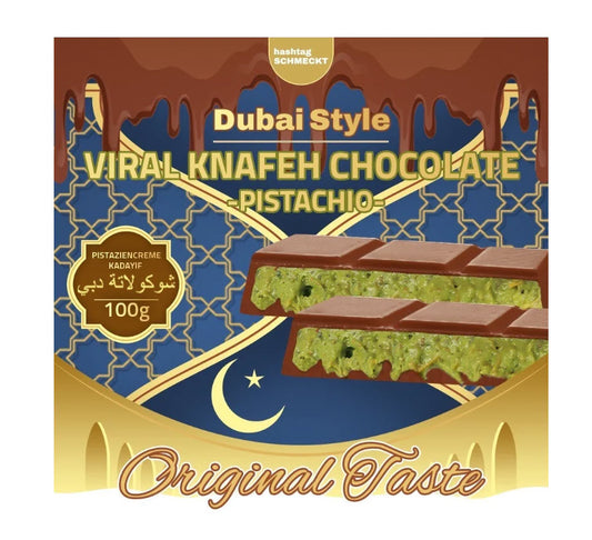 Dubai Style - Viral Knafeh Chocolate Pistachio 100 Gram