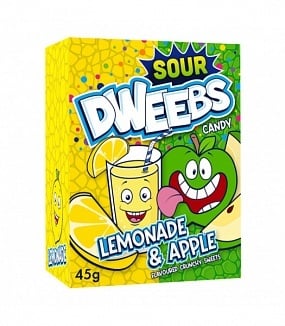 Dweebs – Saure Limonade &amp; Apfel 45 Gramm