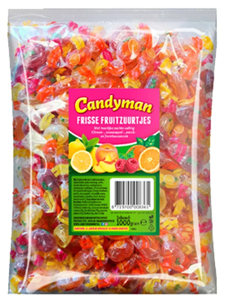 Candyman - Frisse fruitzuurtjes 1 Kilo