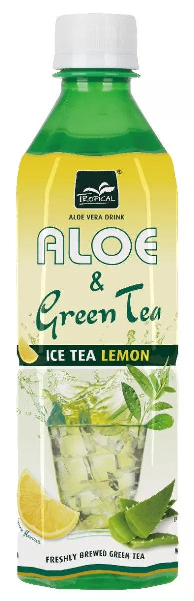 Tropische Aloe Vera - Grüner Tee Zitrone 500 ml