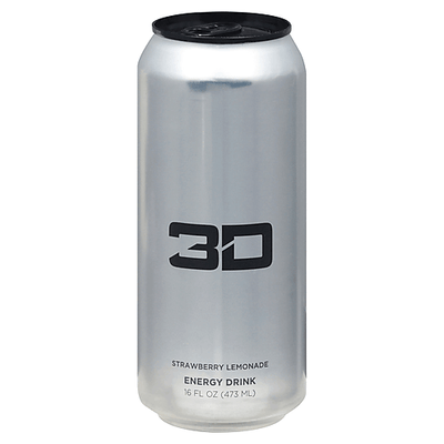 3D Energy – Erdbeer-Limonade 473 ml