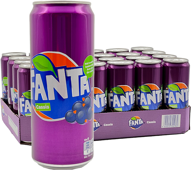 Fanta - Cassis 330ml 24 Blikjes