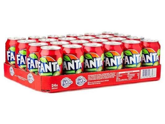 Fanta - Strawbery Kiwi 330ml 24 Blikjes (geen statiegeld)