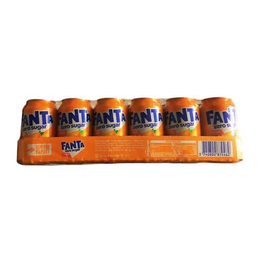Fanta - Orange Zero Sugar 330ml 24 Blikjes