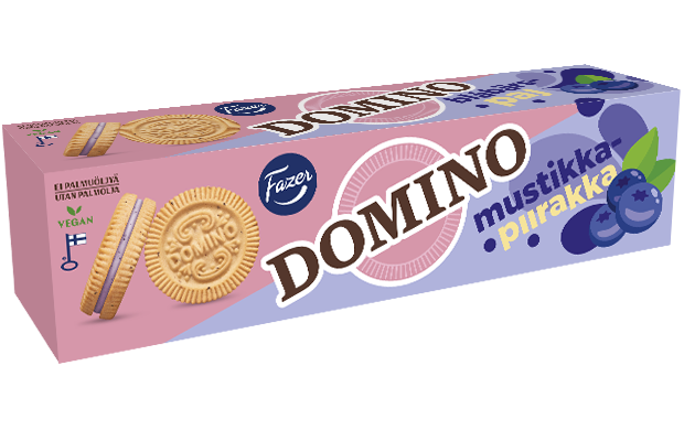 Fazer - Domino Blueberry Pie Sandwich Biscuit 175 Gram