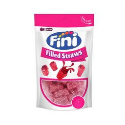 Fini - Sour Filled Straws stazak 165 Gram