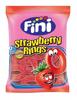 Fini - Halal Strawberry Rings 75 Gram