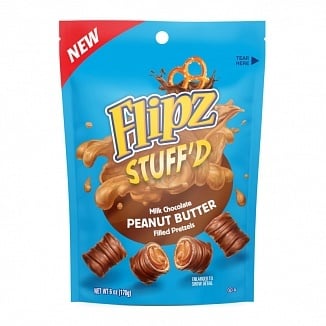 Flipz - Gefüllte Brezeln mit Erdnussbutter, 170 Gramm