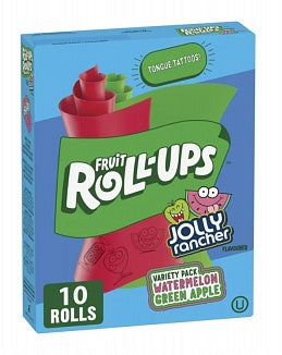 Betty Crocker - Fruit Roll-Ups Jolly Rancher 10-Pack 141 Gram