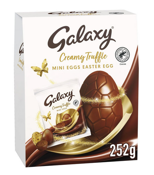 Galaxy - Creamy Truffle Minis XL Easter Eggs 252 Gram