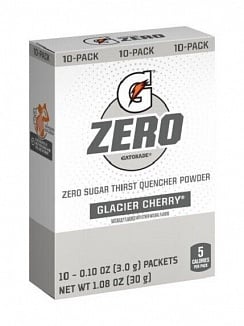 Gatorade - Zero Thirst Quencher Powder Glacier Cherry 10-Pack