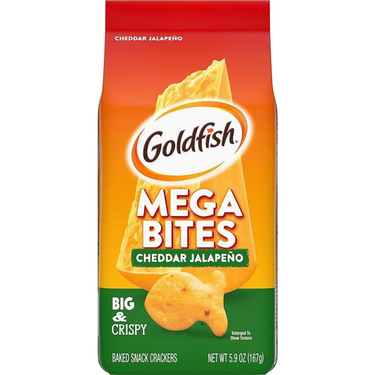 Goldfish Pepperidge Farm - Mega Bites Cheddar Jalapeno 167 Gram