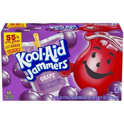 Kool-Aid Jammers Traubengetränk, 10er-Packung