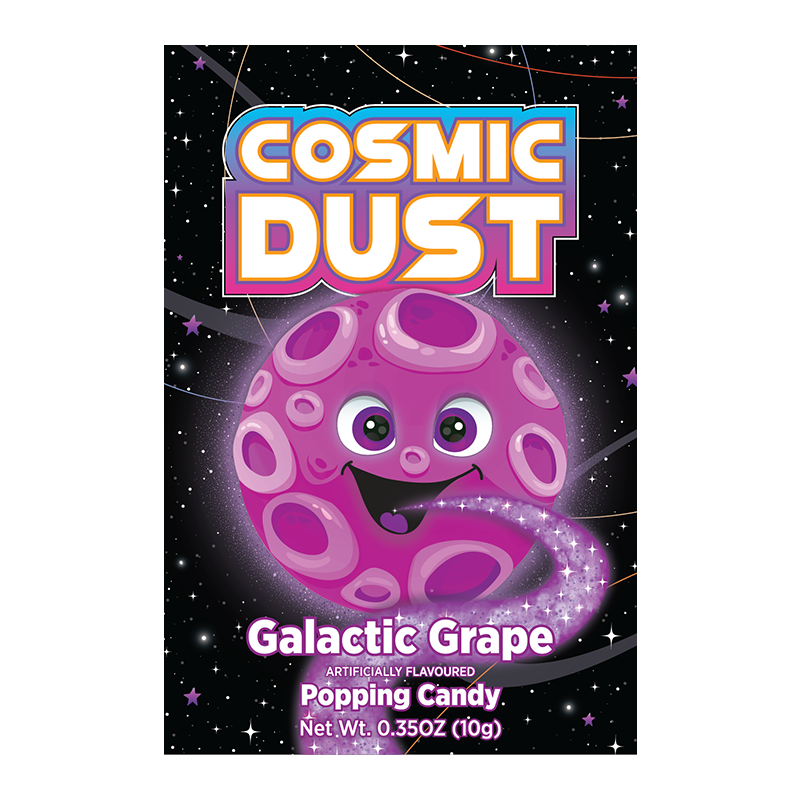 Cosmic Dust - Trauben-Knallbonbons 10 Gramm
