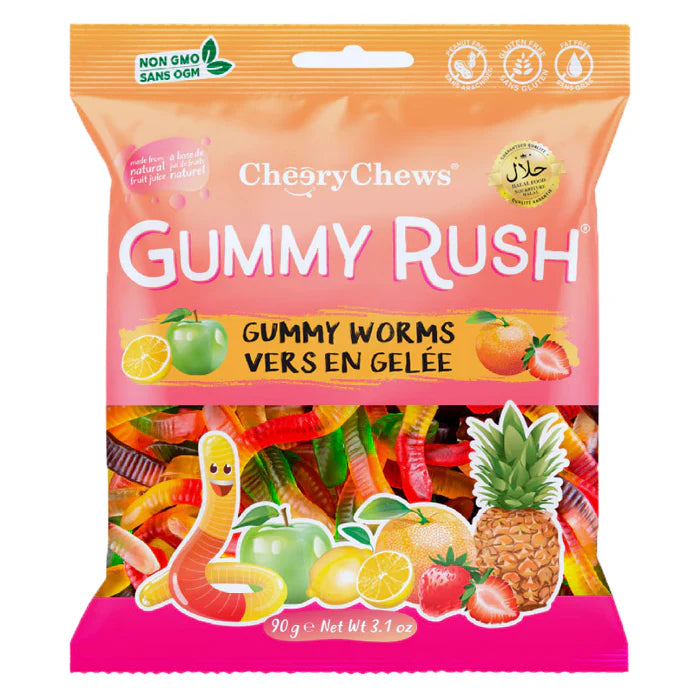 Gummy Rush - Gummy Worms 90 Gram (Halal)